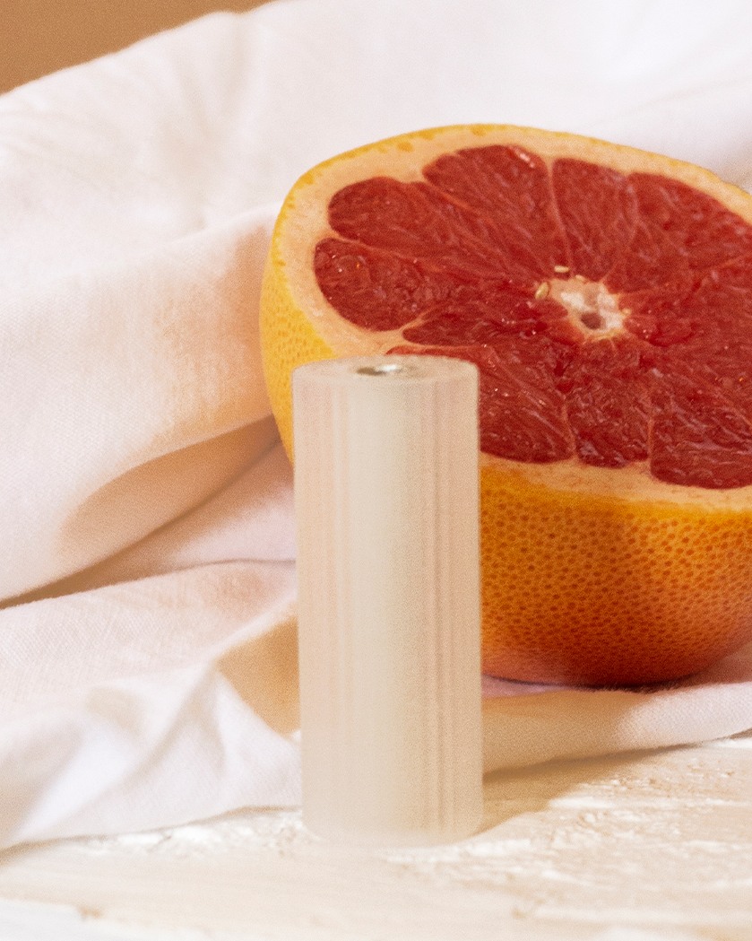 Cylindrical form — soap with its jewelry element